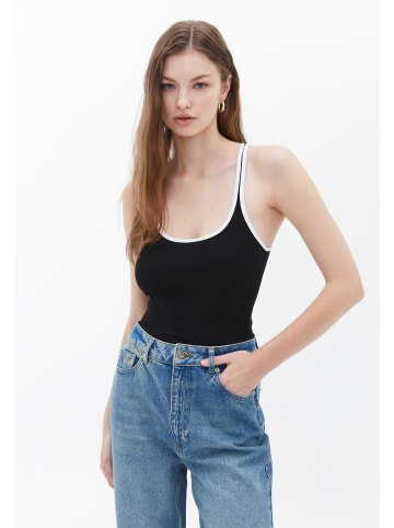 OXXO Ripptanktop BLACK/WHITE