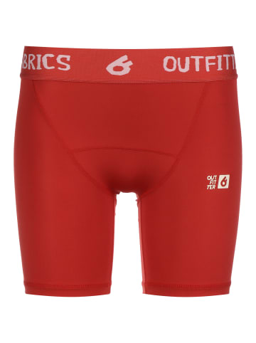 OUTFITTER Trainingsshorts OCEAN FABRICS TAHI in rot