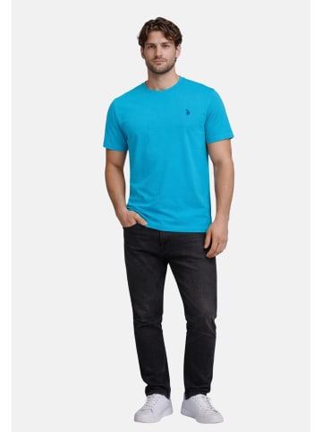 U.S. Polo Assn. U.S. POLO ASSN Herren T-Shirt P030 in Ocean Blue