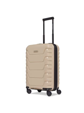 Smartbox Edition 01 4 Rollen Kabinentrolley 55 cm mit Dehnfalte in beige