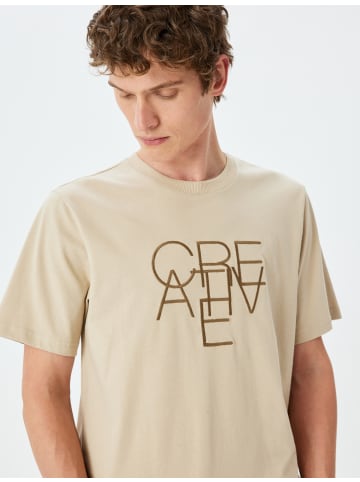 KOTON TSHIRT SS in Beige