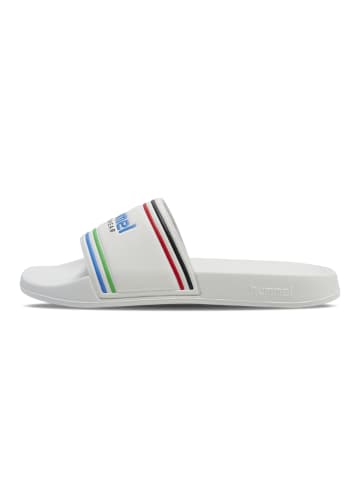 Hummel Hummel Badelatschen Pool Slide Erwachsene in WHITE/MULTICOLOR