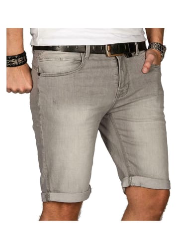 INDICODE Jeansshorts B556a in Grau
