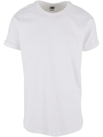 Urban Classics Long Tees in white