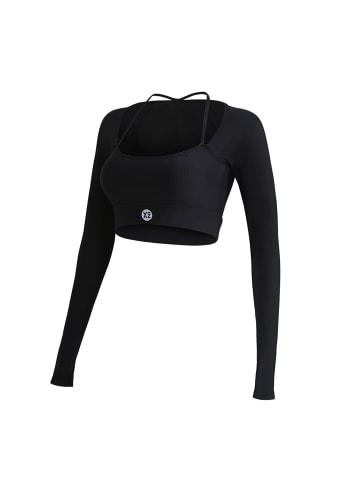 YEAZ CLUB LEVEL Long Top in schwarz