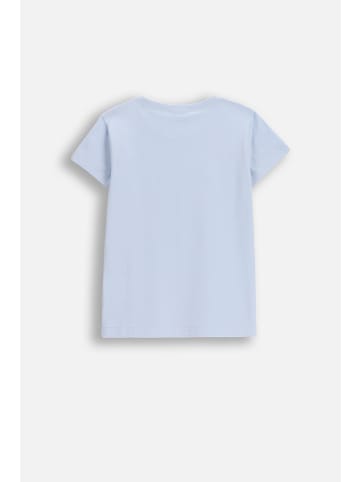 Coccodrillo T-Shirt mit kurzen Ärmeln in hellblau