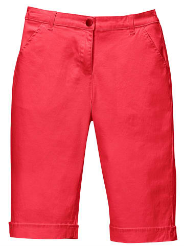 Sieh an! Jeans-Bermudas in rot