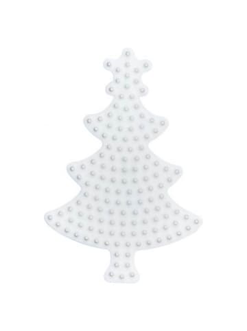 Hama Stiftplatte Weihnachtsbaum für Midi-Bügelperlen in weiß