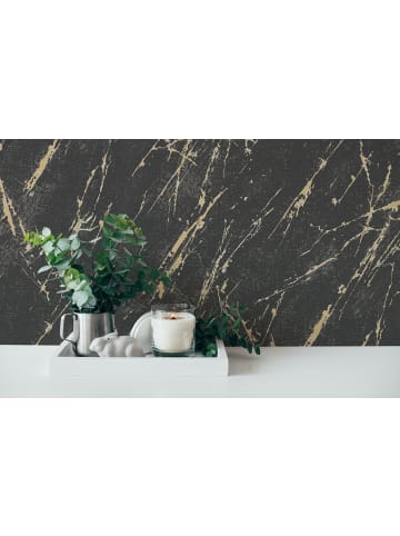 A.S. Création Tapete Marble Touch in Schwarz 
