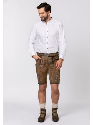 Stockerpoint Lederhose in braun