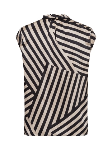 comma Top in beige schwarz