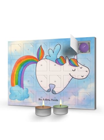 Mr. & Mrs. Panda Duftkerzen Adventskalender Einhorn Fliegendes P... in Weiß