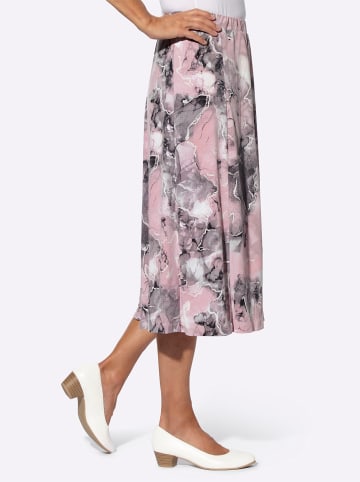 WITT WEIDEN Jersey-Rock in rosé-steingrau-bedruckt