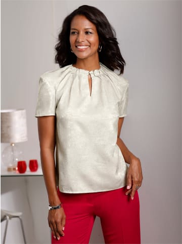 WITT WEIDEN Stehkragen-Bluse in silberfarben