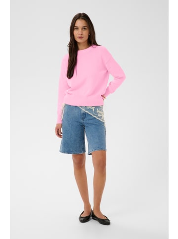 Kaffe Strickpullover KAharriet Loose fit in Pink Frosting