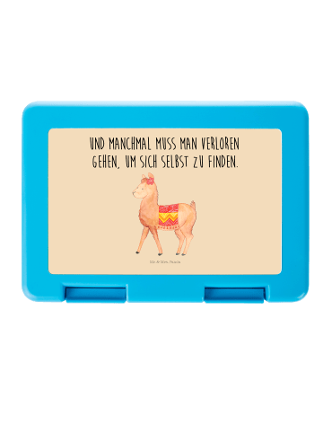 Mr. & Mrs. Panda Lunchbox Alpaka Stolz mit Spruch in Kaktus Grün