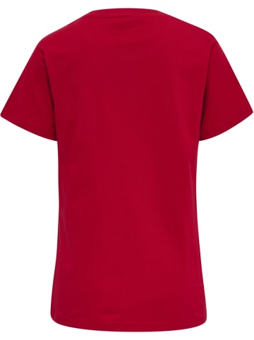 Hummel T-Shirt S/S Hmlred Heavy T-Shirt S/S Woman in TANGO RED