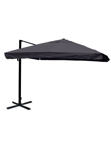 MCW Gastronomie-Ampelschirm A96, Flap, anthrazit ohne Ständer, drehbar