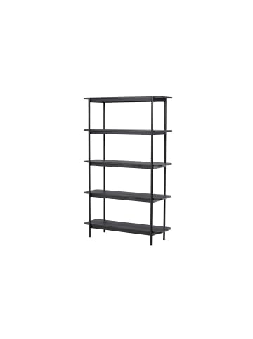 ebuy24 Regal Heim Schwarz 120 x 40 cm