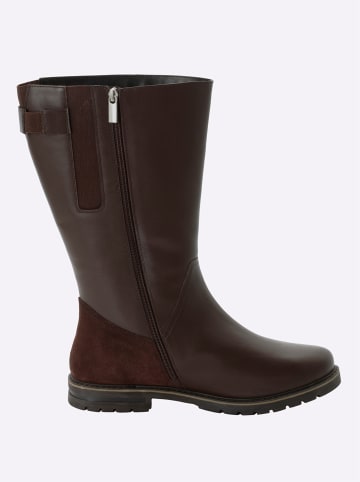 sheego Weitschaftstiefel in schoko