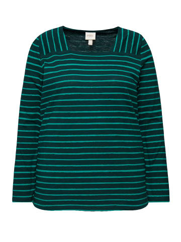Ulla Popken Shirt in smaragd grün