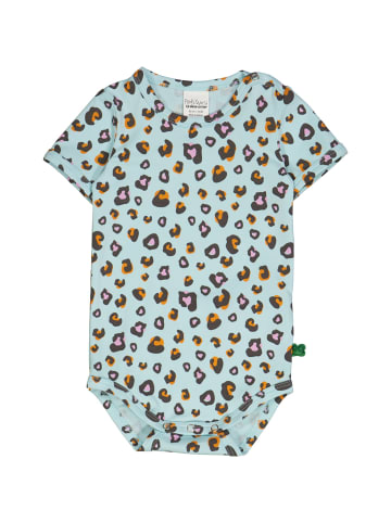 Fred´s World by GREEN COTTON Kurzarmbody in Aqua/Tangerine/Pastel