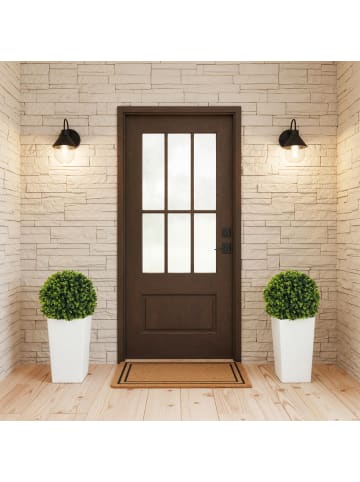 HOMCOM Kunstpflanze-Ø32 x 65H cm-Grün