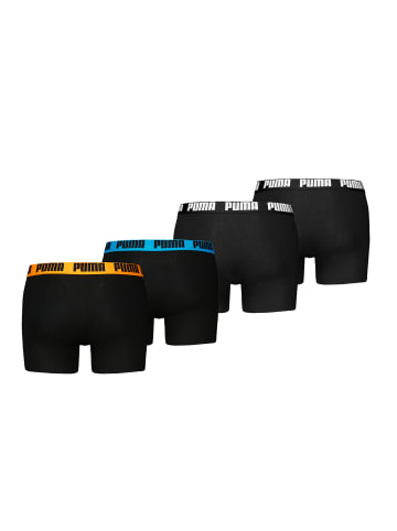 Puma Boxershorts PUMA MEN EVERYDAY BASIC BOXERS 2P in Black/Blue Orange