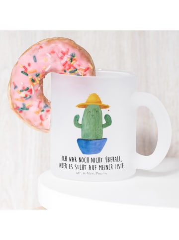 Mr. & Mrs. Panda Kaffeetasse Kaktus Hut mit Spruch in Transparent