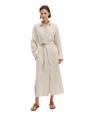 Marc O'Polo Leinen-Hemblusenkleid relaxed in Medium Brown