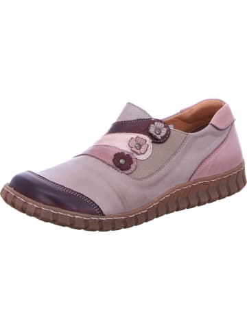 Gemini Slipper in bordo/grau
