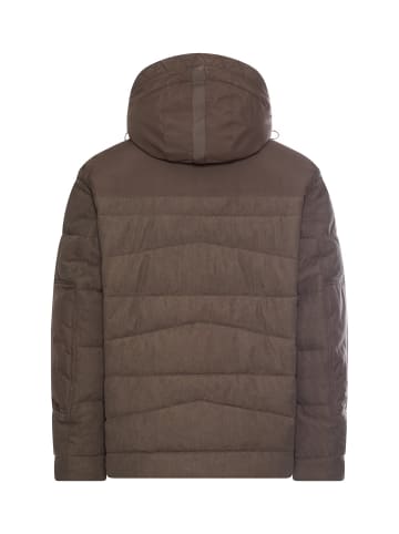 Camel Active Cordjacke mit abnehmbarer Kapuze in Dunkelbraun