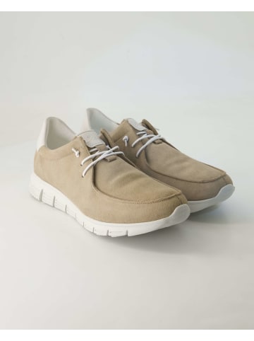 Sioux Sportliche Schnürschuhe in Beige