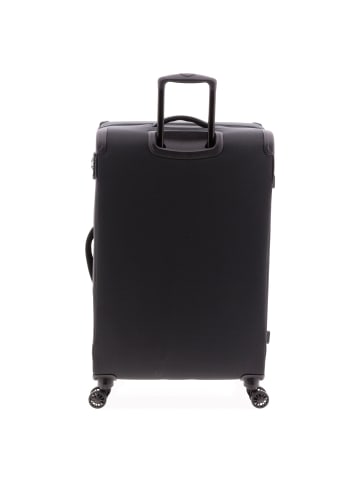 Gladiator 4700 4 Rollen Trolley 76 cm mit Dehnfalte in black