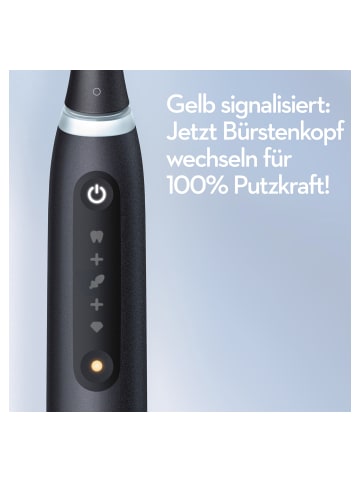Oral-B Elektr. Zahnbürste "iO5 + Reiseetui" + 12 Aufsteckbürsten "Sanfte Reinigung"
