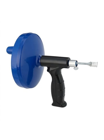 Rohrreinigungsspirale in Blau/ Schwarz - 6 m