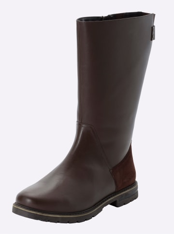 sheego Weitschaftstiefel in schoko