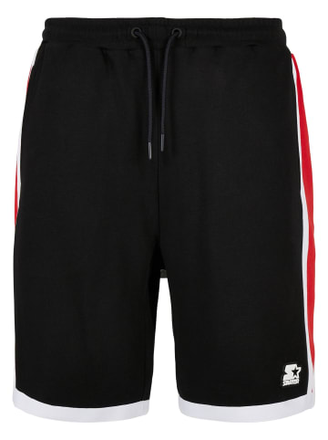 STARTER Shorts in black/cityred/white