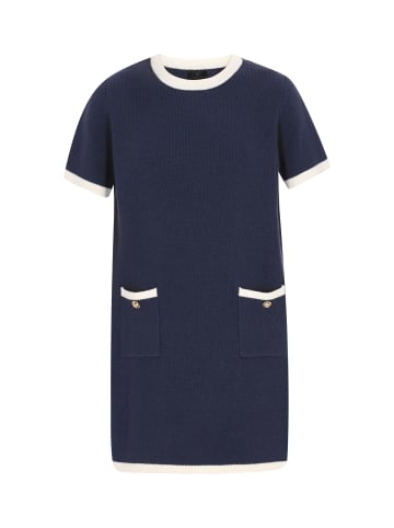 DreiMaster Women Dress in navy offwhite