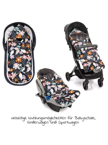 fillikid Fleece-Fußsack Tanaga für Babyschale und Babywanne in bunt