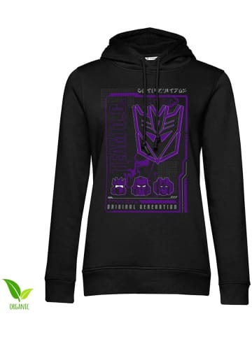 Transformers Hoodie in Schwarz
