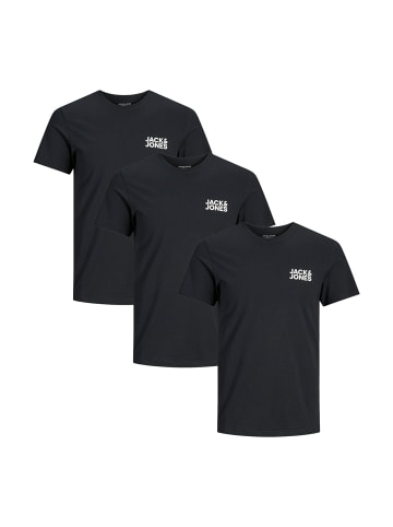 Jack & Jones T-Shirt Corp in Black / small print