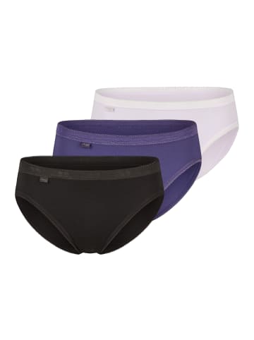 Sloggi Tai Slip Basic+ in Lila / blau / schwarz