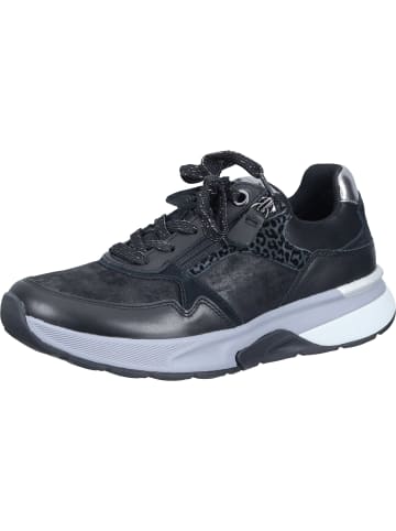 Gabor Schnürschuhe in schwarz/antiksilber