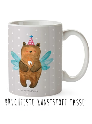 Mr. & Mrs. Panda Trinkbecher Bär Zahnfee ohne Spruch in Grau Pastell