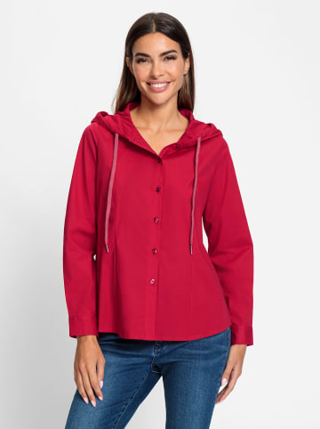 Heine Langarm-Bluse in rot