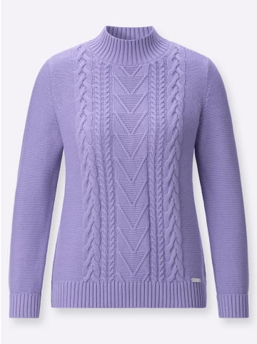 WITT WEIDEN Stehkragen-Pullover in lavendel