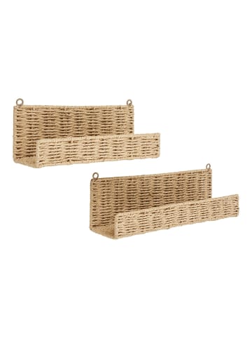 ebuy24 Wandregal Treviso Natur 2er Set