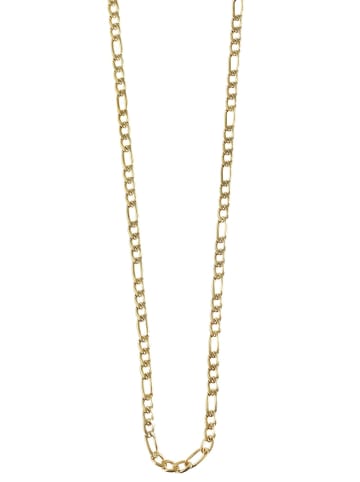Adeliás Unisex Halskette – Figarokette aus Edelstahl 60 cm in gold