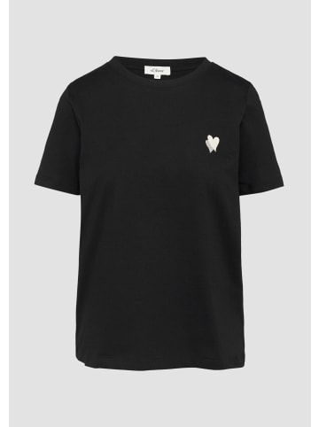 s.Oliver T-Shirt in 99D0_schwarz